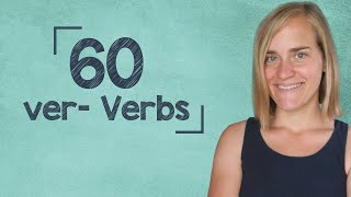 60 Verbs with the Prefix ver  B1 with Jenny [upl. by Acino]