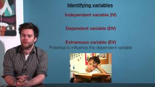 VCE Psychology  Identifying Variables [upl. by Ohnuj]