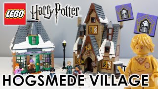 LEGO Harry Potter 2021 Hogsmede Village Visit 76388 Review [upl. by Nidla717]