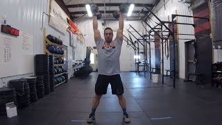 The Double Dumbbell Snatch Demo [upl. by Churchill128]