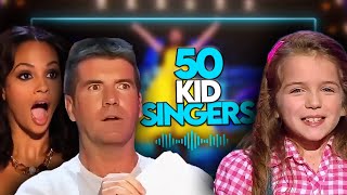 50 Kid Singers Who Wowed The Judges [upl. by Gaillard377]