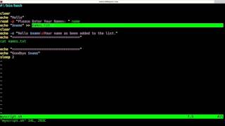 Writing your First Shell Script for Linux Tutorial [upl. by Silyhp]