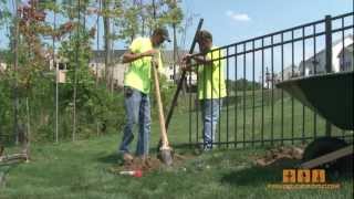 Aluminum Fence  How to install it [upl. by Ynnub]