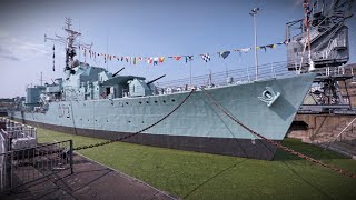 The Historic Dockyard Chatham  part 2 HMS CAVALIER [upl. by Kanor]