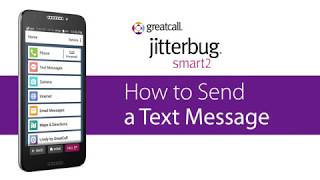 How to Send a Text Message  Jitterbug Smart2 [upl. by Leseil815]