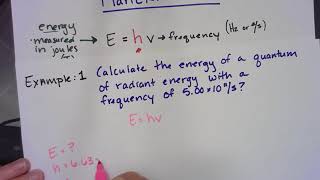 Calculating Energy using Planck Constant [upl. by Hebe]