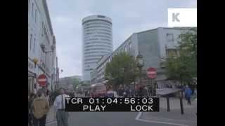 1990s Birmingham Busy High Street UK Archive Footage [upl. by Mahoney]