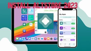 How to install AltStore IOS 1741 2024 [upl. by Idnil896]