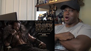 KRAVEN THE HUNTER – Official Red Band Trailer HD  Reaction [upl. by Ahselaf]