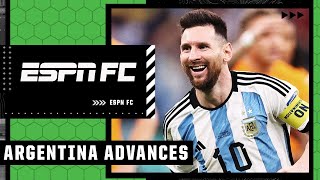 Messi amp Argentina ADVANCE to the World Cup semifinal FULL REACTION  ESPN FC [upl. by Onaled636]