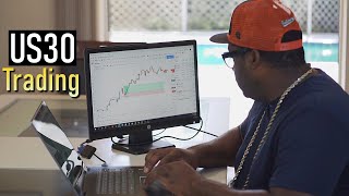 How To Day Trade US30 Step By Step For Beginners  Simple Trading Guide [upl. by Laamak]