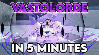 HOW TO BECOME VASTOLORDE IN 5 MINUTES Roblox Peroxide [upl. by Aneehsit624]