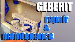 Geberit toilet repair and maintenance  How to [upl. by Annaeirb]