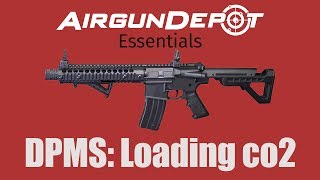 Crosman DPMS How to load the CO2 [upl. by Kraul333]