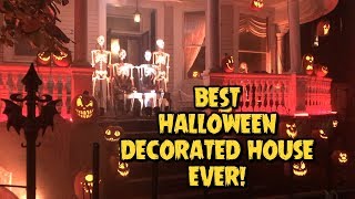 The BEST Halloween Decorated House EVER  Ghost Manor in New Orleans [upl. by Zobe690]