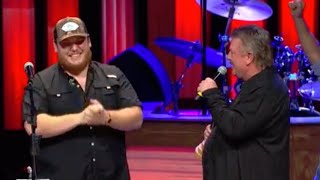 Luke Combs Gets Inducted Into The Grand Ole Opry [upl. by Naginarb582]