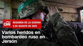 Resumen de la guerra de Rusia en Ucrania 3 de agosto de 2023 [upl. by Euqirne]