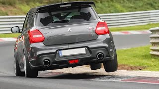 Fast Suzuki Swift Sport on the Nürburgring Nordschleife BtG time 755 min [upl. by Olia]