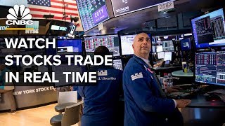 Watch stocks trade in real time after Dows third worstday ever– 3172020 [upl. by Anitsim]