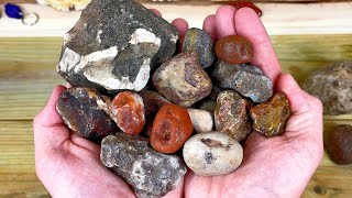 Picking Lake Superior Agates amp Chalcedony to Cut  Showing Agate Characteristics amp Tips for Finding [upl. by Audres]