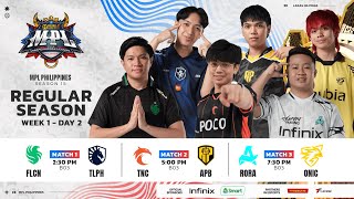 🔴 LIVE  MPL PH S15  FILIPINO  Week 1 Day 2 [upl. by Arehc564]