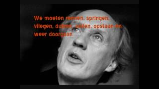 Herman Van Veen  opzij opzij opzij  lyrics [upl. by Idnat]