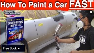 How To PAINT ANY CAR Yourself  STEPBYSTEP Car Painting in 12 Minutes [upl. by Anah835]