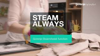 How it works • Gorenje • OptiBake ovens • SteamAssist [upl. by Lark]