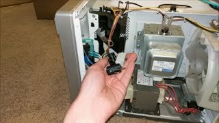 Faulty Microwave Interlock Switch Repair [upl. by Aracot]