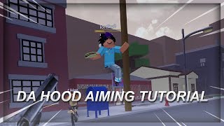 DA HOOD AIMING TUTORIAL  leaking my sens and dpi [upl. by Ted]