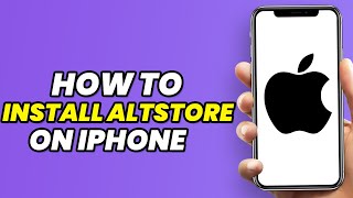 How To Install Altstore On iPhone 2024 [upl. by Aihsoem]