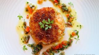 Fish cakes sauce vierge recipe [upl. by Turk]