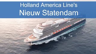 4 Cool Features on Holland Americas Nieuw Statendam [upl. by Minna]