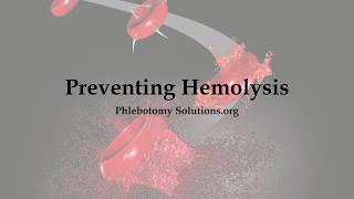 Preventing Hemolysis [upl. by Tnomal]