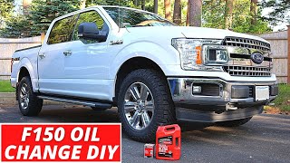 Ford F150 Oil and Filter Change DIY 2015  2020 50L V8 [upl. by Ednew]