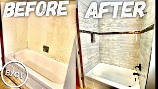 DIY Shower Remodel  START To FINISH Part 1 of 2 [upl. by Willie]