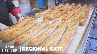 How French Baguettes Are Made In Paris  Regional Eats  Insider Food [upl. by Marthe]