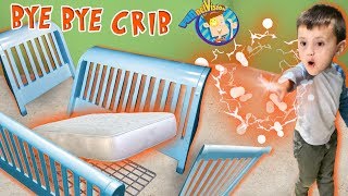 SHAWN BREAKS HIS CRIB with MAGIC Crazy Wibbit Powers w FGTEEV Surprise FV Family New Bed Vlog [upl. by Bonucci]