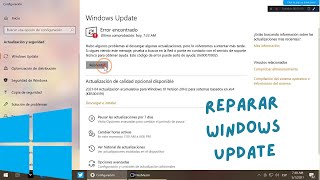 Reparar Windows Update  ¿Windows Update no se actualiza [upl. by Atalie202]