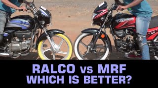 The Ultimate On Road Battle  Ralco vs MRF Tyres [upl. by Irrac]