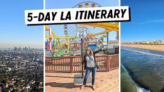 5DAY LOS ANGELES ITINERARY  How to Spend 5 Days in LA California [upl. by Toiboid564]