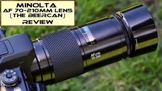 Minolta AF 70210mm F4 Beercan Lens Review [upl. by Notnel]