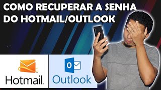 Como recuperar a senha do Hotmail ou Outlook [upl. by Buiron462]