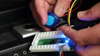 First Setup LED Arcade DIY Parts with USB Encoder Joystick and Buttons [upl. by Wehrle]