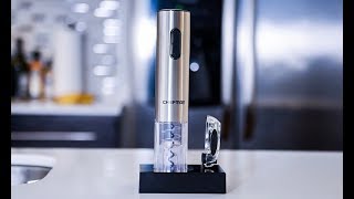 Chefman Product Feature  Electric Wine Opener [upl. by Ultun]