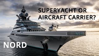 NORD  New SUPERYACHT with its own HELICOPTER [upl. by Onailerua]