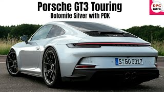 2022 Porsche 911 992 GT3 Touring in Dolomite Silver with PDK [upl. by Airednaxela]