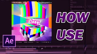 How to use a Project File  replace image and video💜 after effects💜 ae [upl. by Ahrendt]