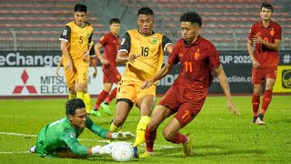 Brunei DS vs Thailand AFF Mitsubishi Electric Cup 2022 Group Stage Extended Highlights [upl. by Schaaff622]