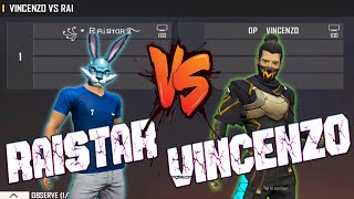 VINCENZO VS RAISTAR  RAISTAR NEW PC PLAYER VS OLD LEGEND PC VINCENZO  MOST AWAITED ROOM MATCH [upl. by Ashraf]